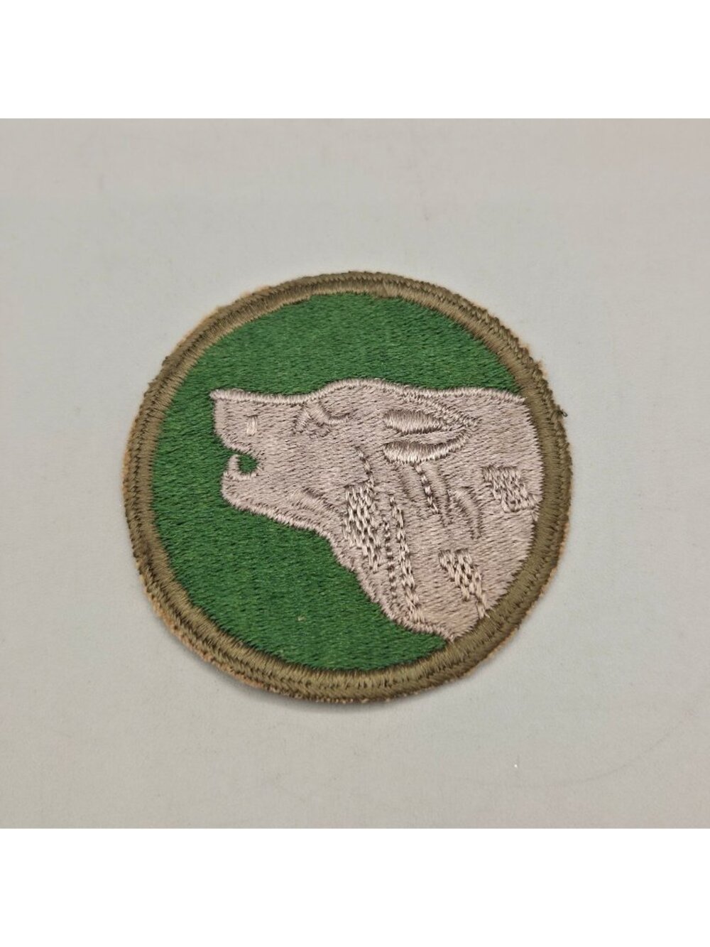 US Army 104th Infantry Division Timberwolves Embroidered Shoulder Patch